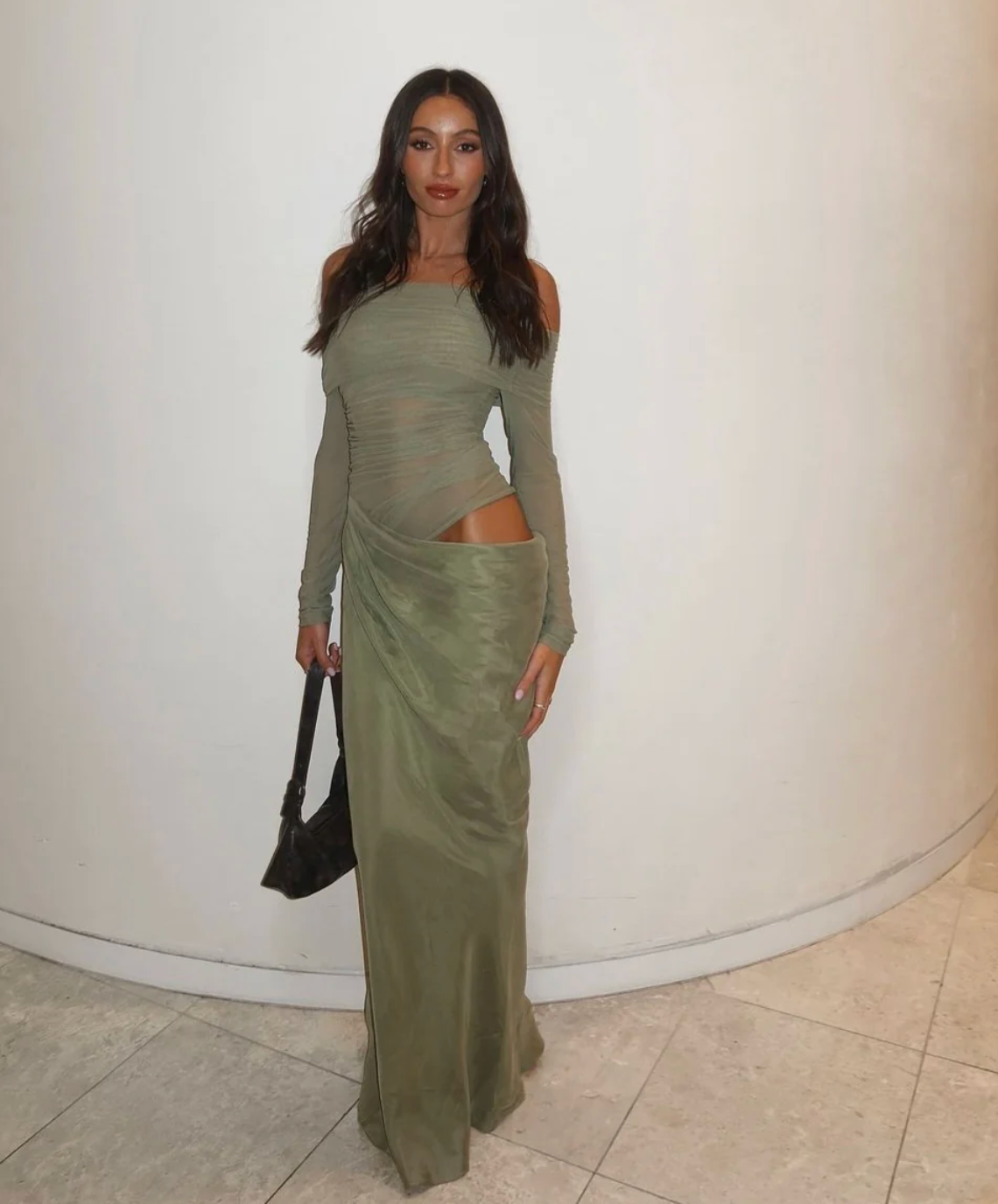 Yasmin Off-Shoulder Maxi Dress