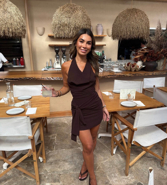 Arabella Mini Dress - Cacao