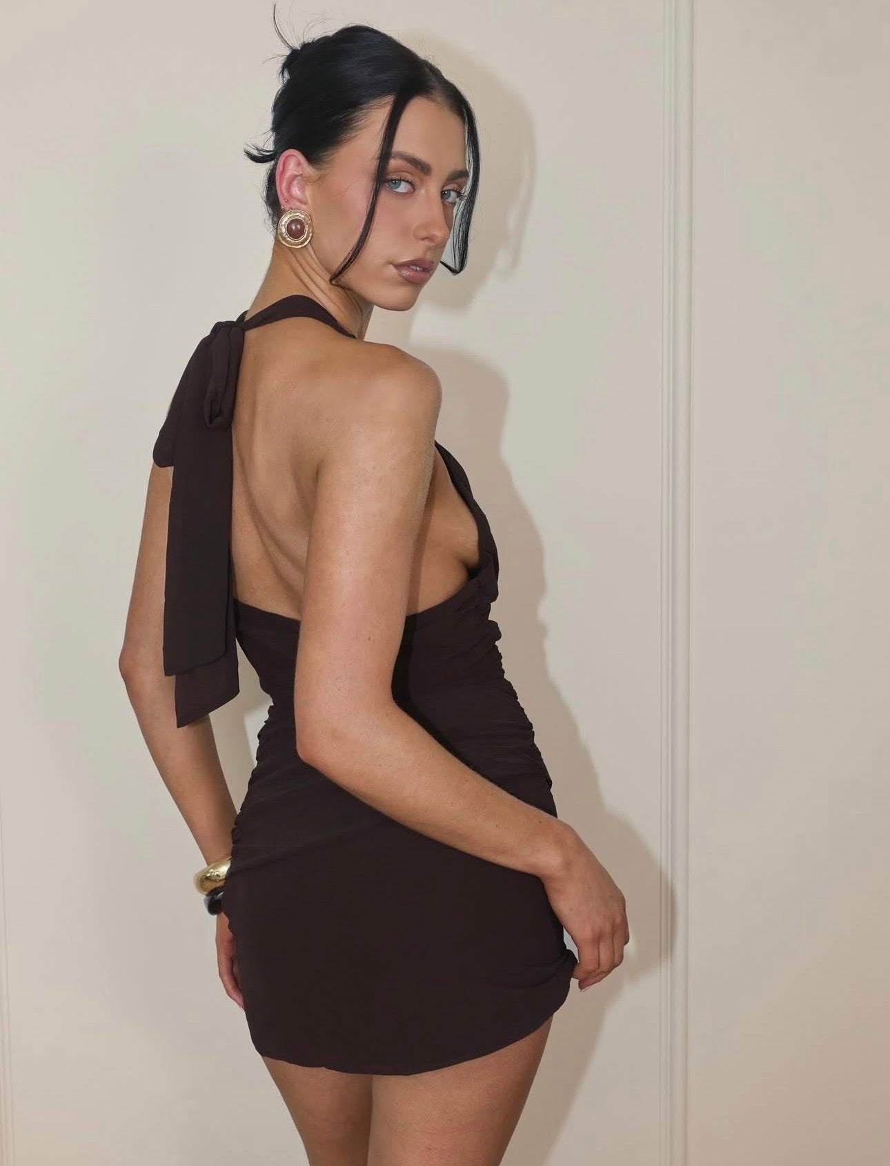 Arabella Mini Dress - Cacao