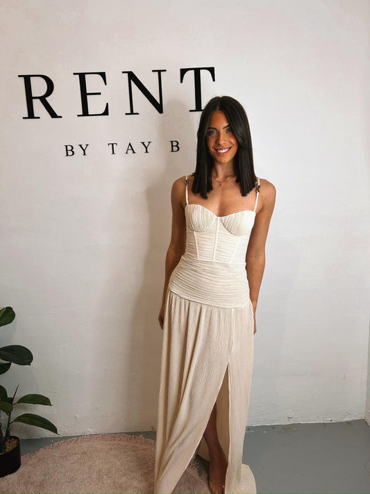 Double Time Pleat Dress