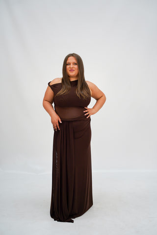 THE 'SISAL' MESH DRESS