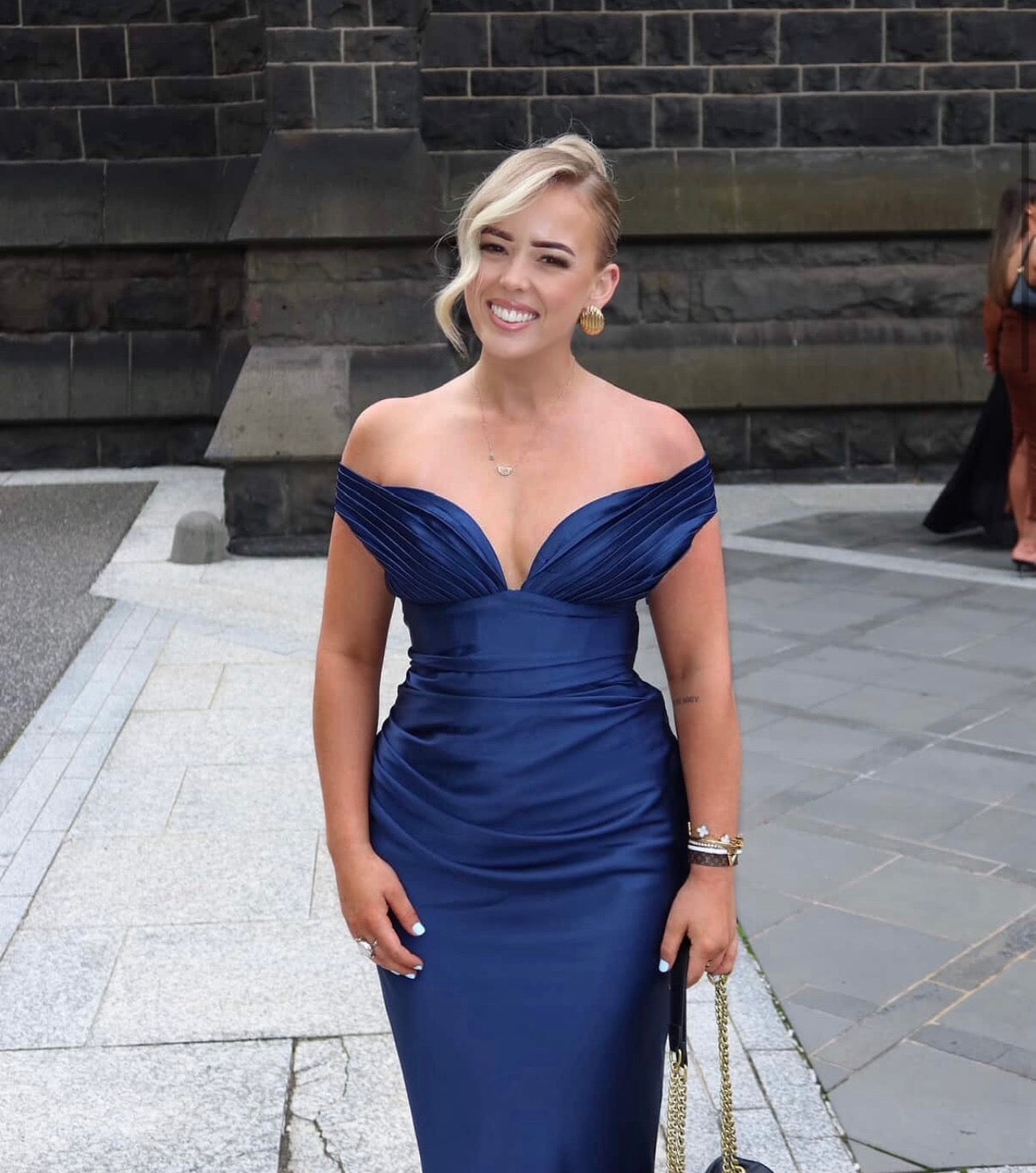 Aurelia Maxi Dress - Navy