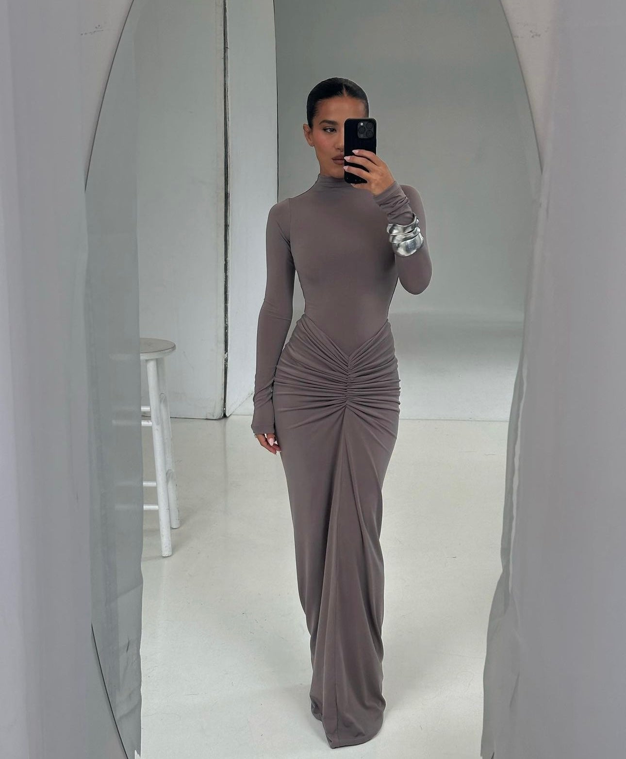 Tia Bodysuit & Kayson Maxi Skirt