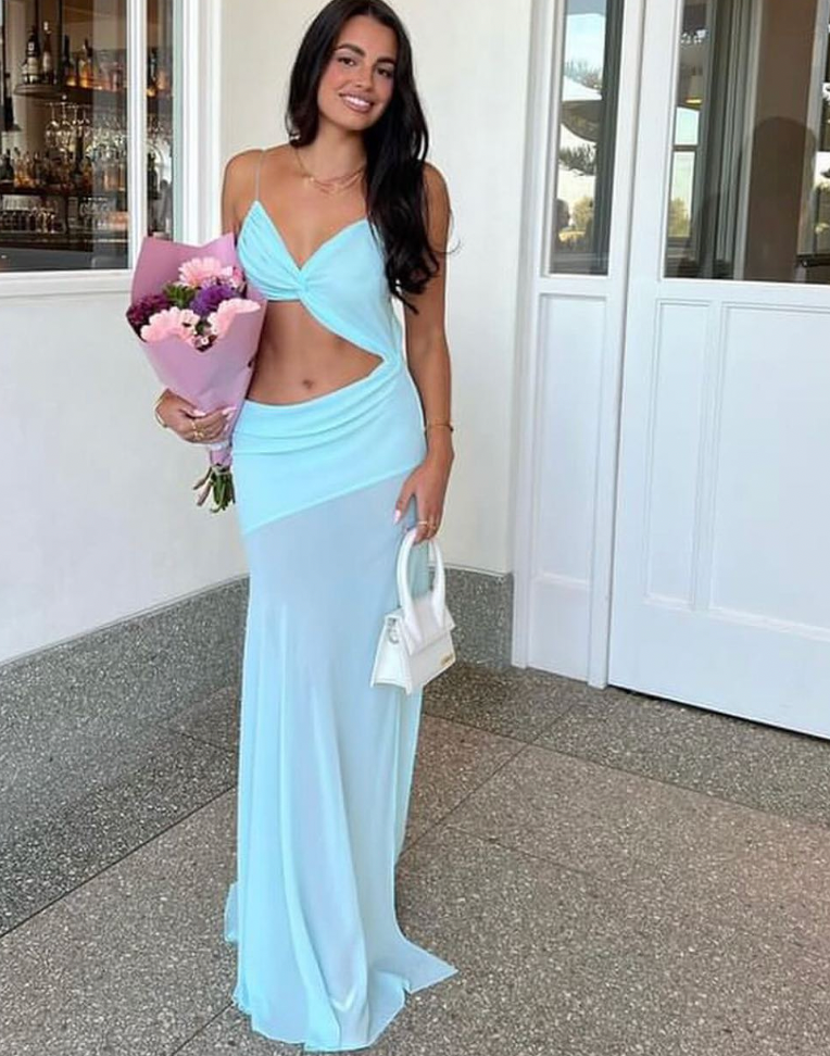 Dahlia Dress - Baby Blue