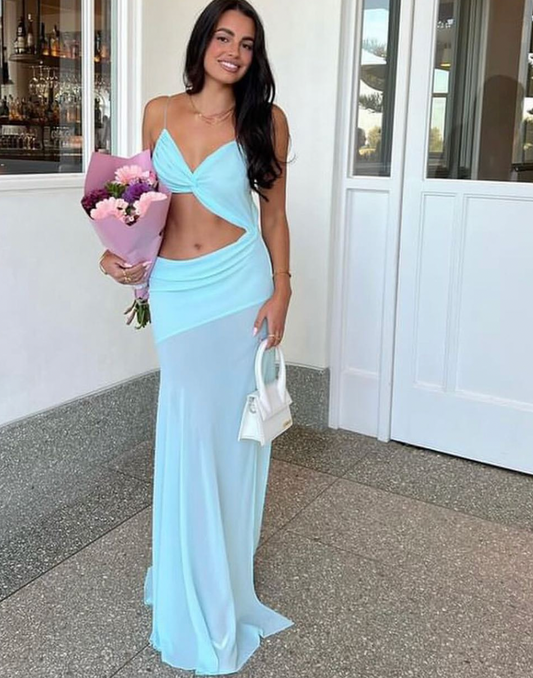 Dahlia Dress - Baby Blue