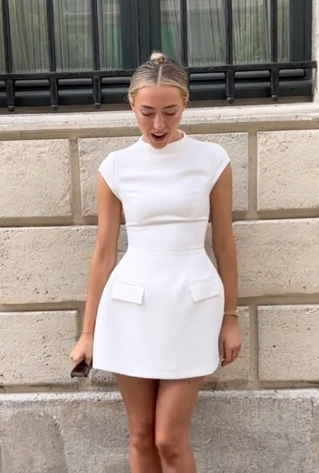 Cap Sleeve Mini Dress