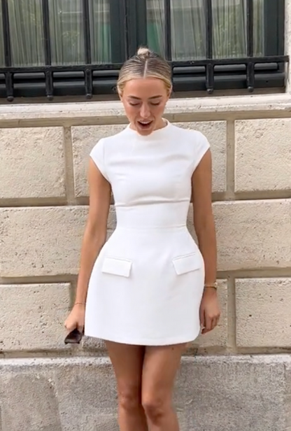 Cap Sleeve Mini Dress