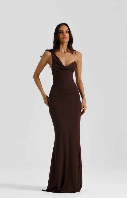 Hallie Gown - Espresso