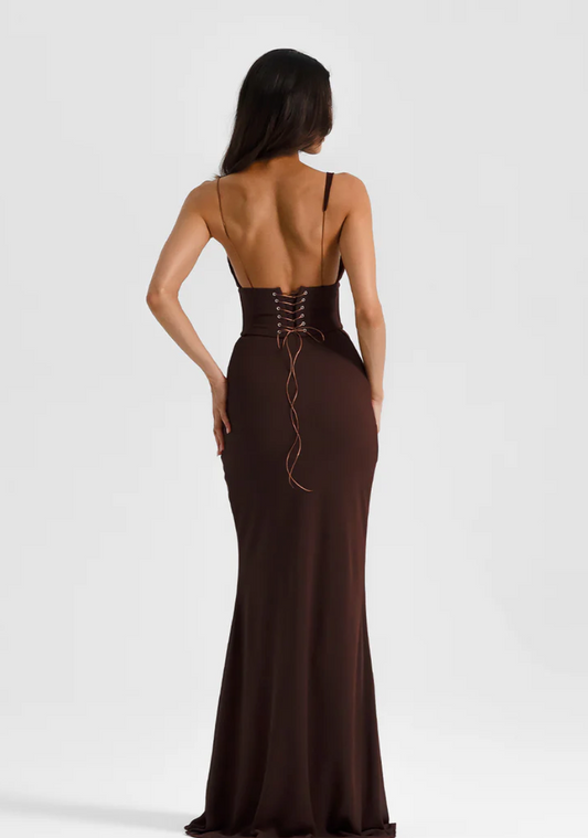 Hallie Gown - Espresso